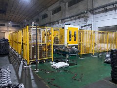 广东肇庆五金厂机械设备安全护栏工程顺利完工